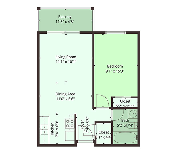 Marmont Springs - 1 Bedroom